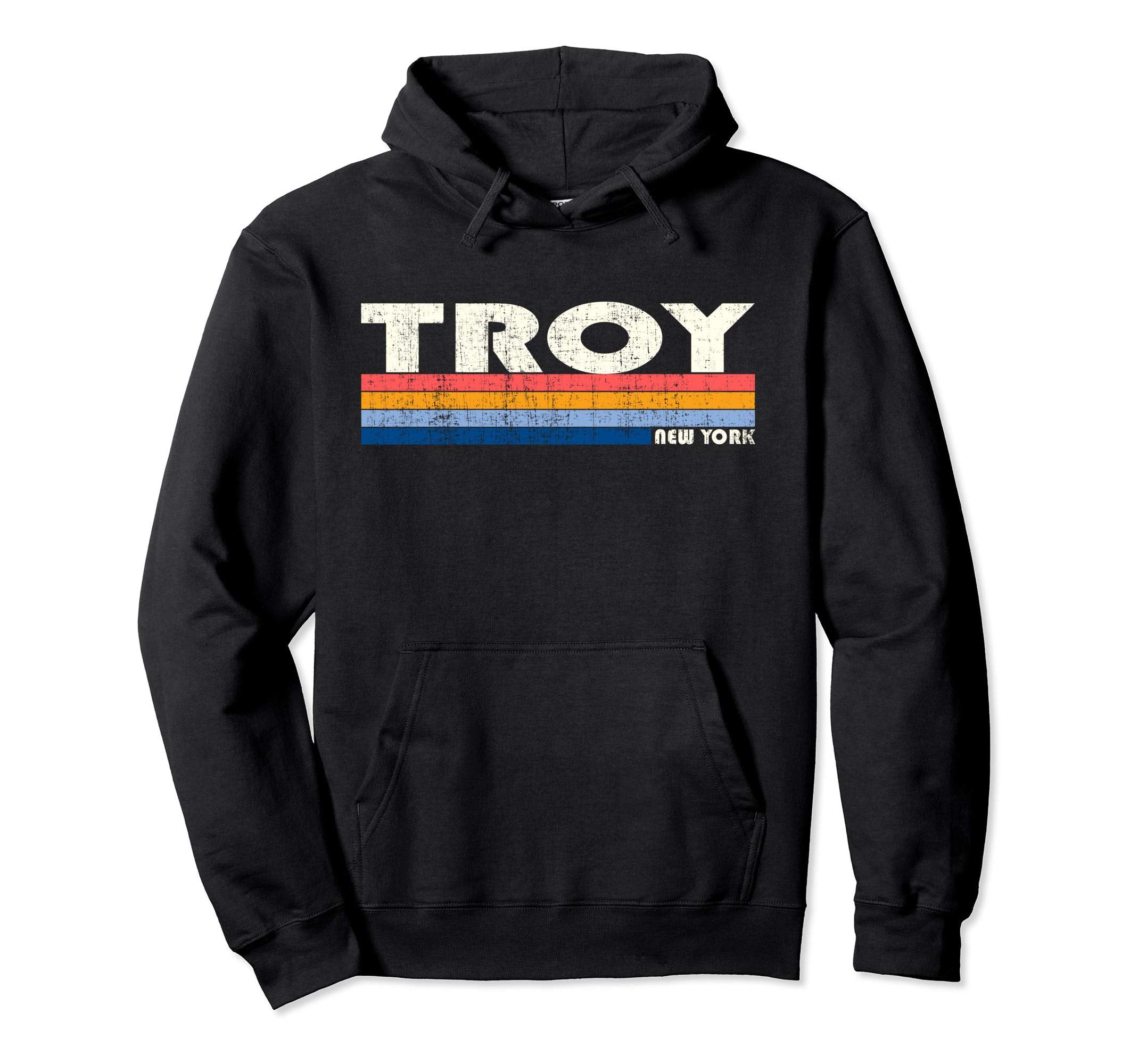 70S 80S Troy Ny Hoodie - Graphic Print Men Women - T-Shirt, Sweatshirt, Hoodie
