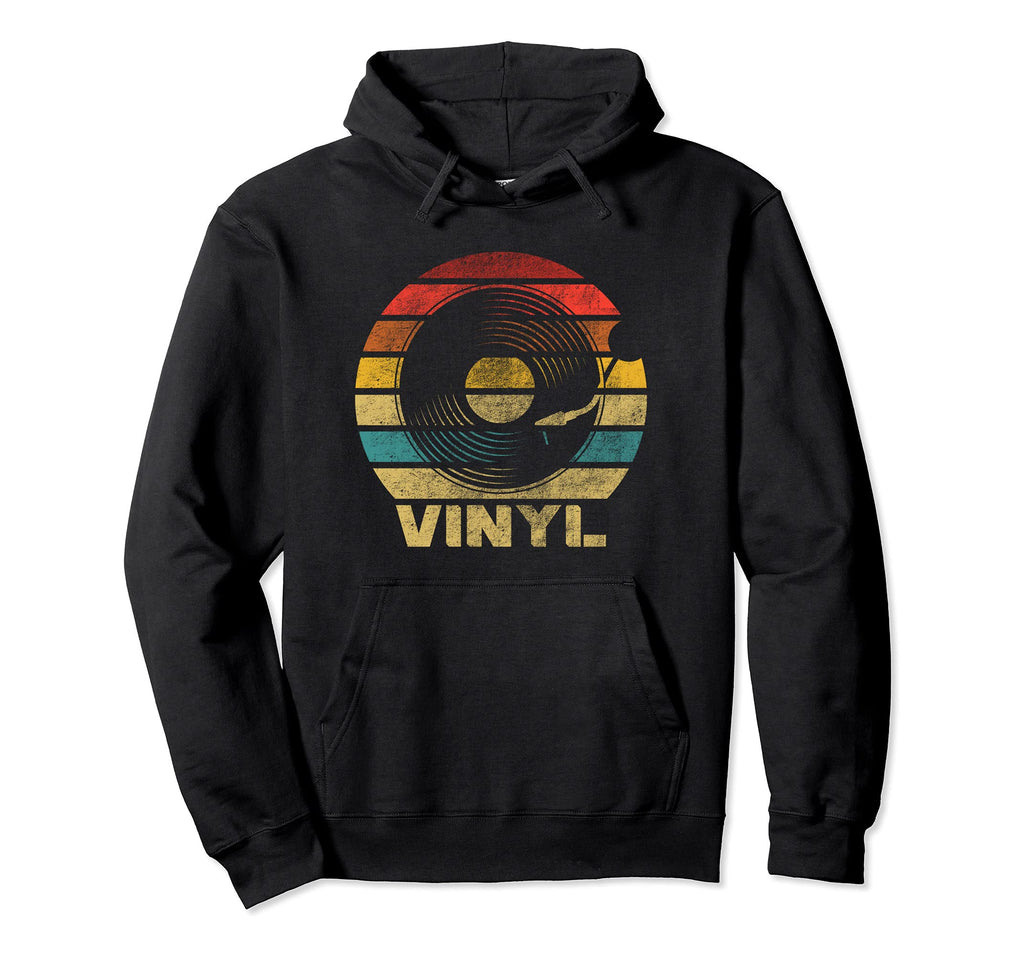 Vinyl Record Player Hoodie - Custom Art Print for Adults - T-Shirt, Sweatshirt, Hoodie