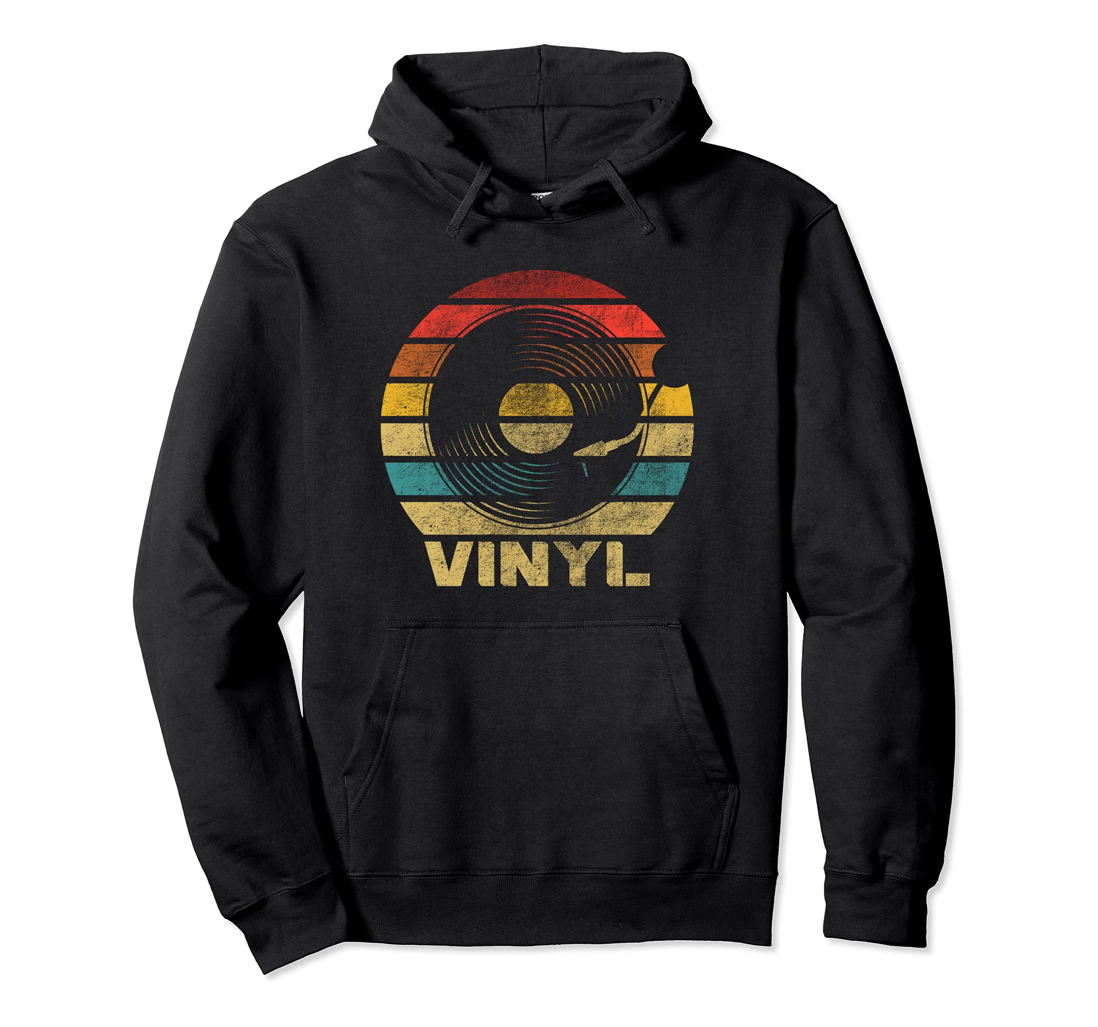 Vinyl Record Player Hoodie - Custom Art Print for Adults - T-Shirt, Sweatshirt, Hoodie