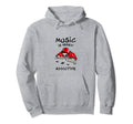Hiphop Music Lover Musician Dj Techno Hoodie - Streetwear Style Men Women - T-Shirt, Sweatshirt, Hoodie