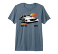 Back To Future 35Th Stripe Delorean Tri T-Shirt - Minimalist Print Unisex - T-Shirt, Sweatshirt, Hoodie