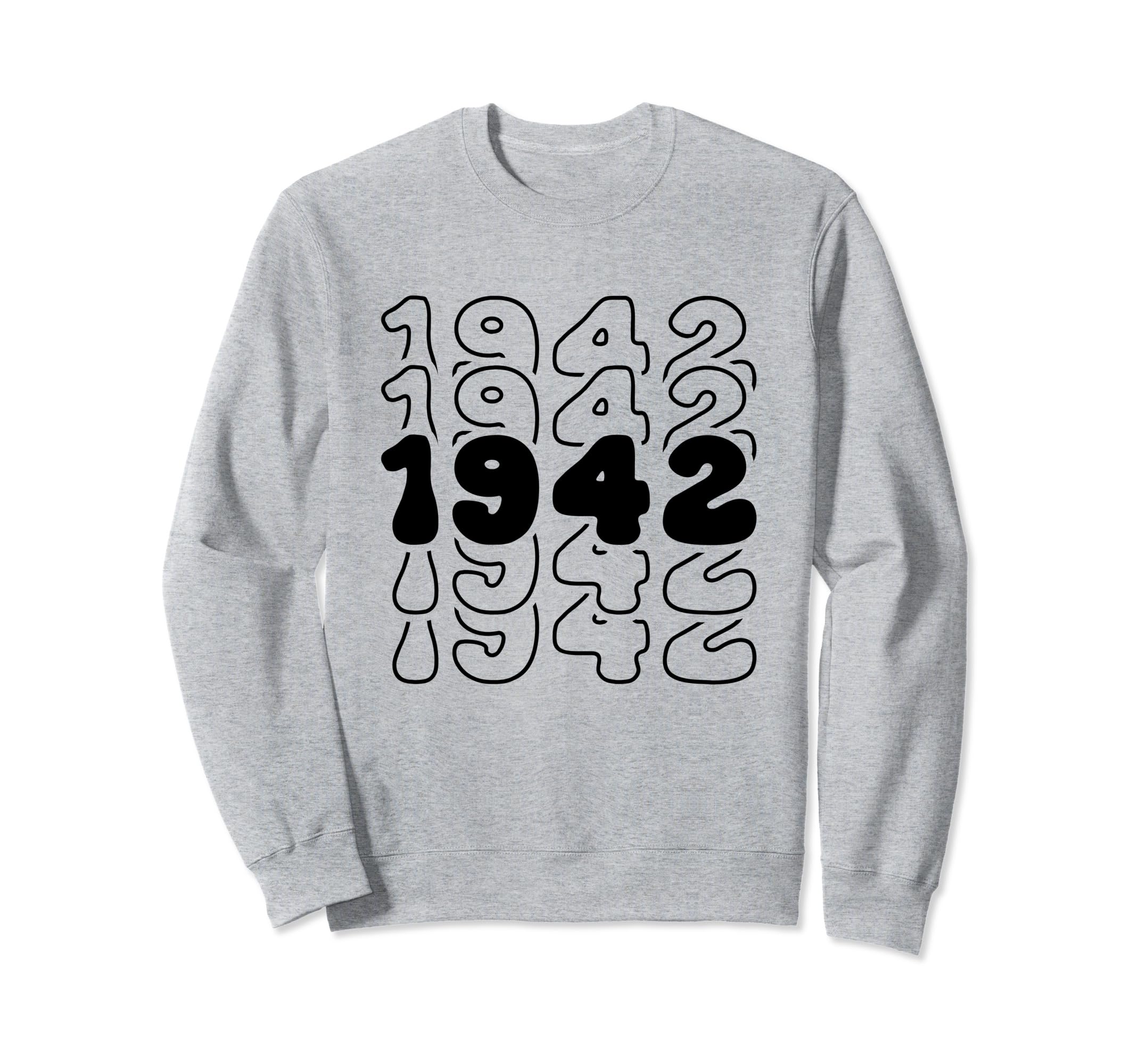 82 Year Old Groovy 82Nd Sweatshirt - Casual Everyday Wear Men Women - T-Shirt, Sweatshirt, Hoodie