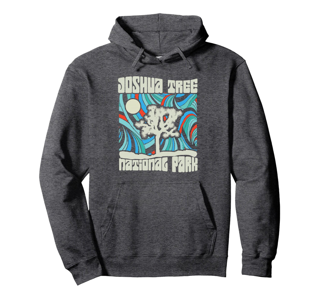 Joshua Tree National Park Psychedelic Hoodie - Novelty Apparel for Adults - T-Shirt, Sweatshirt, Hoodie