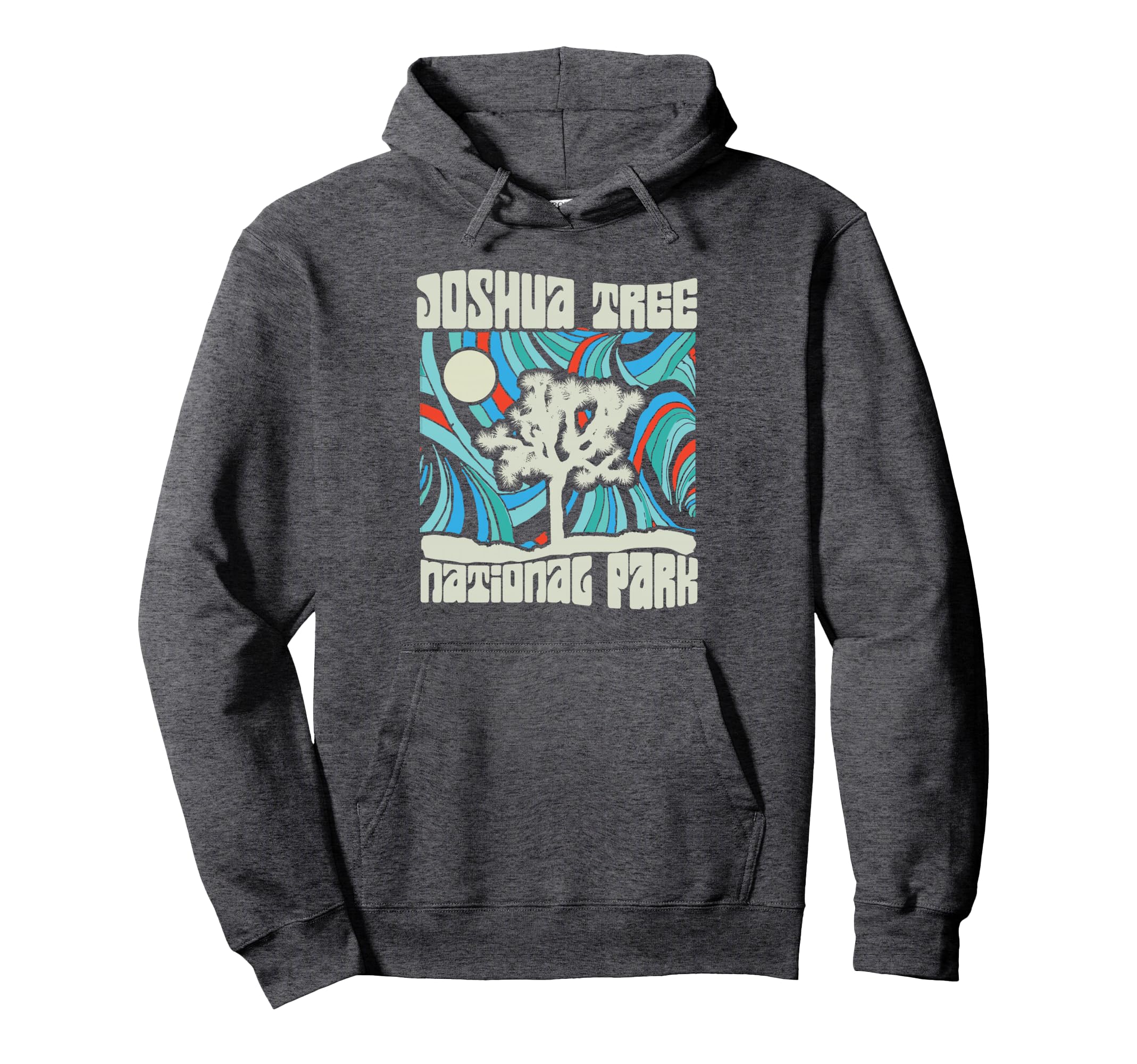 Joshua Tree National Park Psychedelic Hoodie - Novelty Apparel for Adults - T-Shirt, Sweatshirt, Hoodie