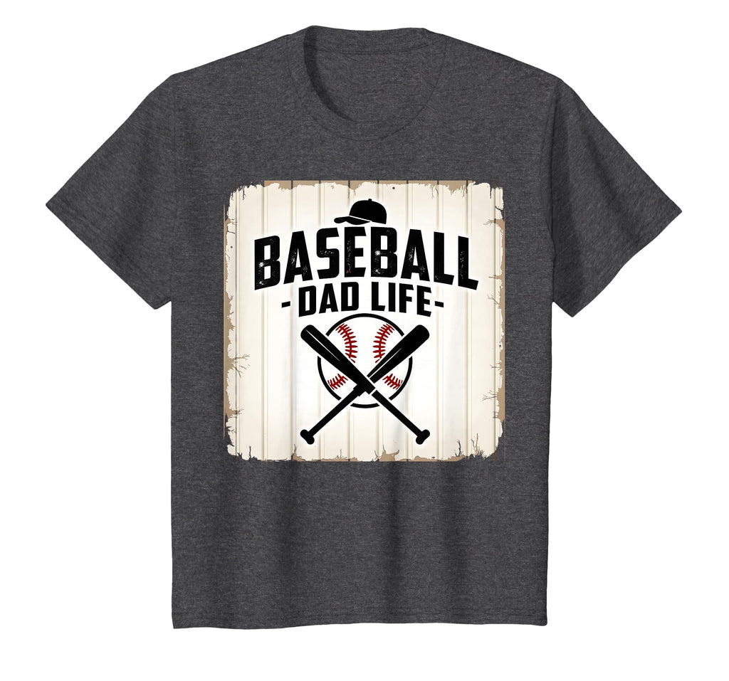 Baseball Dad Life Proud Father Sports T-Shirt - Fun Novelty Design Unisex - T-Shirt, Sweatshirt, Hoodie