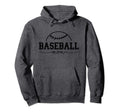 Baseball Mom W Baseball And Hoodie - Casual Everyday Wear Men Women - T-Shirt, Sweatshirt, Hoodie
