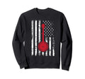 Banjo Usa America Flag Distressed Sweatshirt - Minimalist Print Men Women - T-Shirt, Sweatshirt, Hoodie