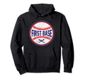 First Base Baseball Positions Hoodie - Unique Graphic Men Women - T-Shirt, Sweatshirt, Hoodie