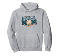 American Baseball Mom Mama Hoodie - Custom Art Print for Adults - T-Shirt, Sweatshirt, Hoodie