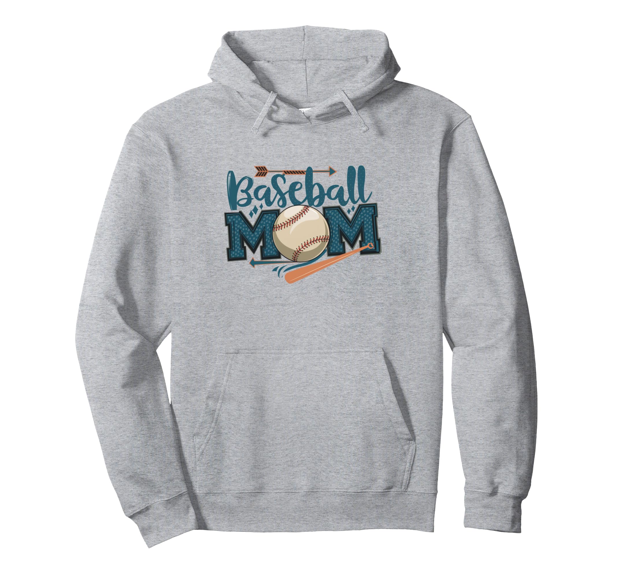 American Baseball Mom Mama Hoodie - Custom Art Print for Adults - T-Shirt, Sweatshirt, Hoodie