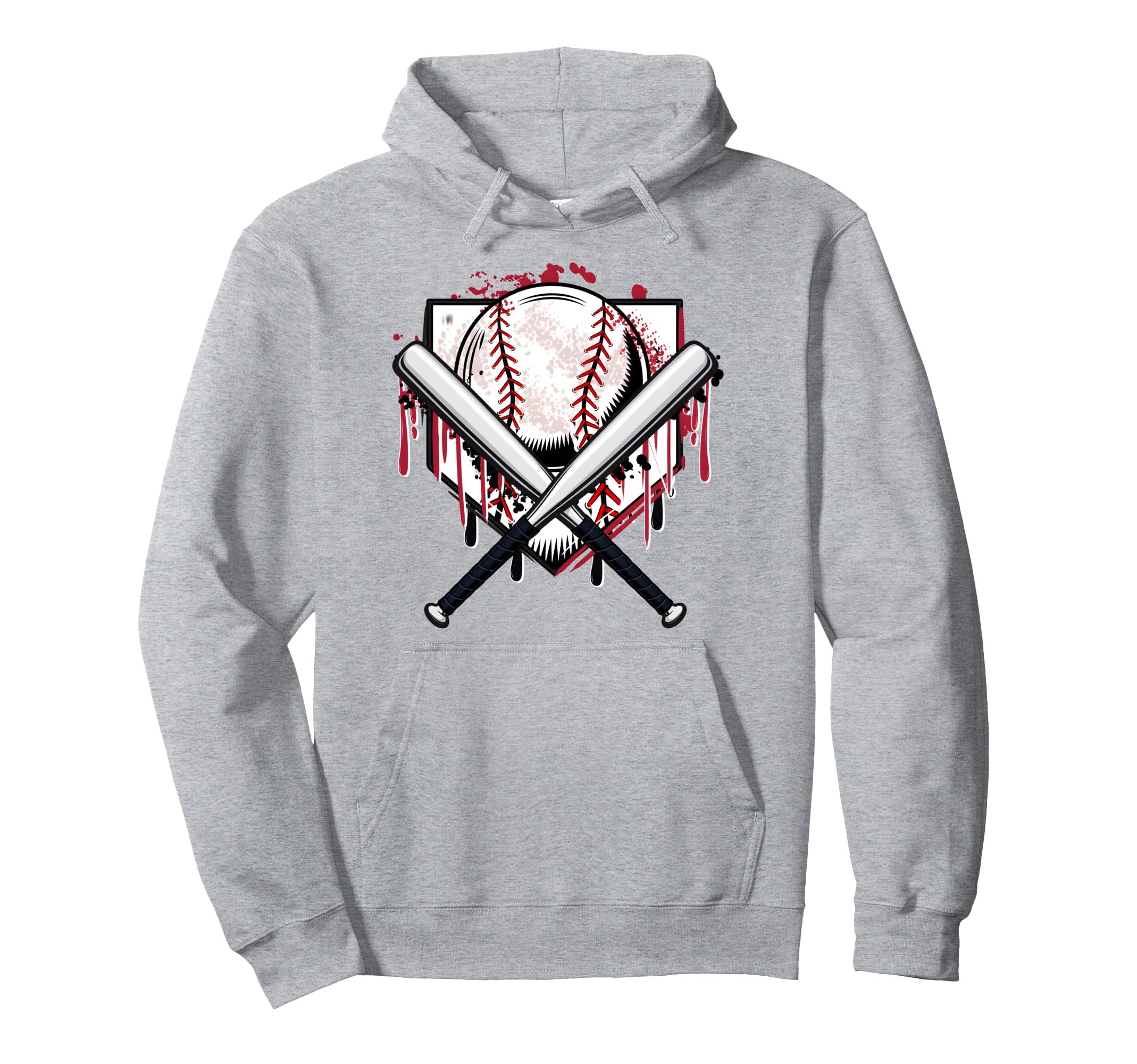 Baseball Drip Mama Home Plate Game Hoodie - Casual Everyday Wear Unisex - T-Shirt, Sweatshirt, Hoodie
