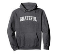 Collegiate Grateful Distressed Womens Hoodie - Fun Novelty Design Unisex - T-Shirt, Sweatshirt, Hoodie