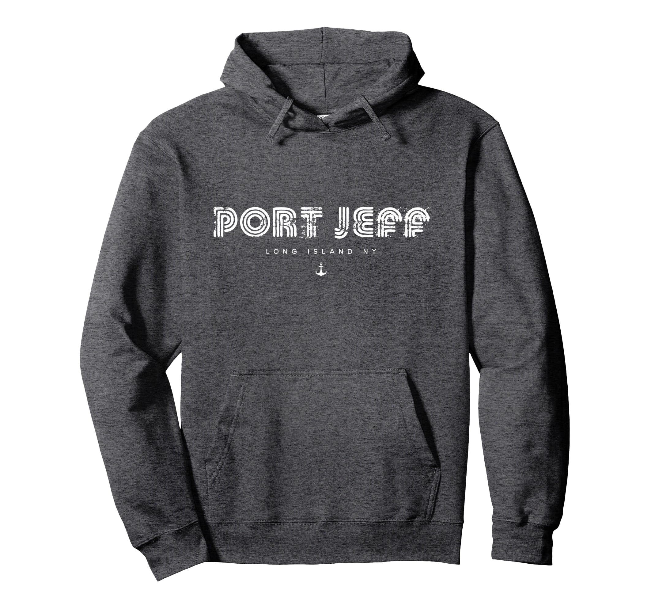Port Jefferson Li Ny 70S 80S Type Hoodie - Unique Graphic Unisex - T-Shirt, Sweatshirt, Hoodie