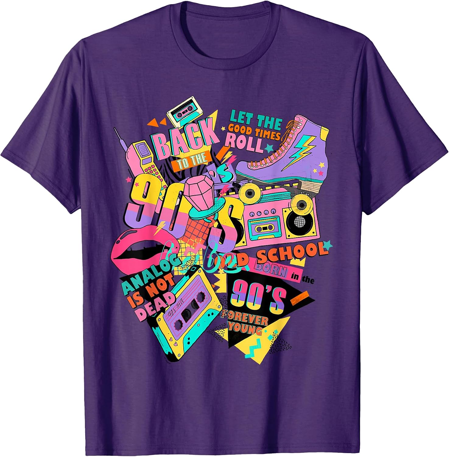 Funny 90s Theme Outfit For Men Women Boys Girls - Adult & Kids T-Shirts, Sweatshirts & Hoodies apparel design preview 1