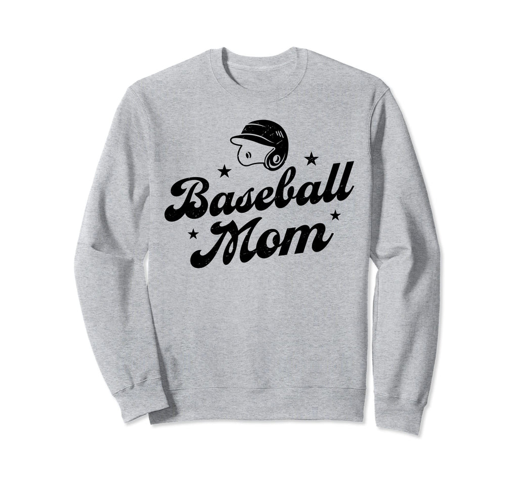 Baseball Mom Mommy Mama Mothers Sweatshirt - Casual Everyday Wear Unisex - T-Shirt, Sweatshirt, Hoodie