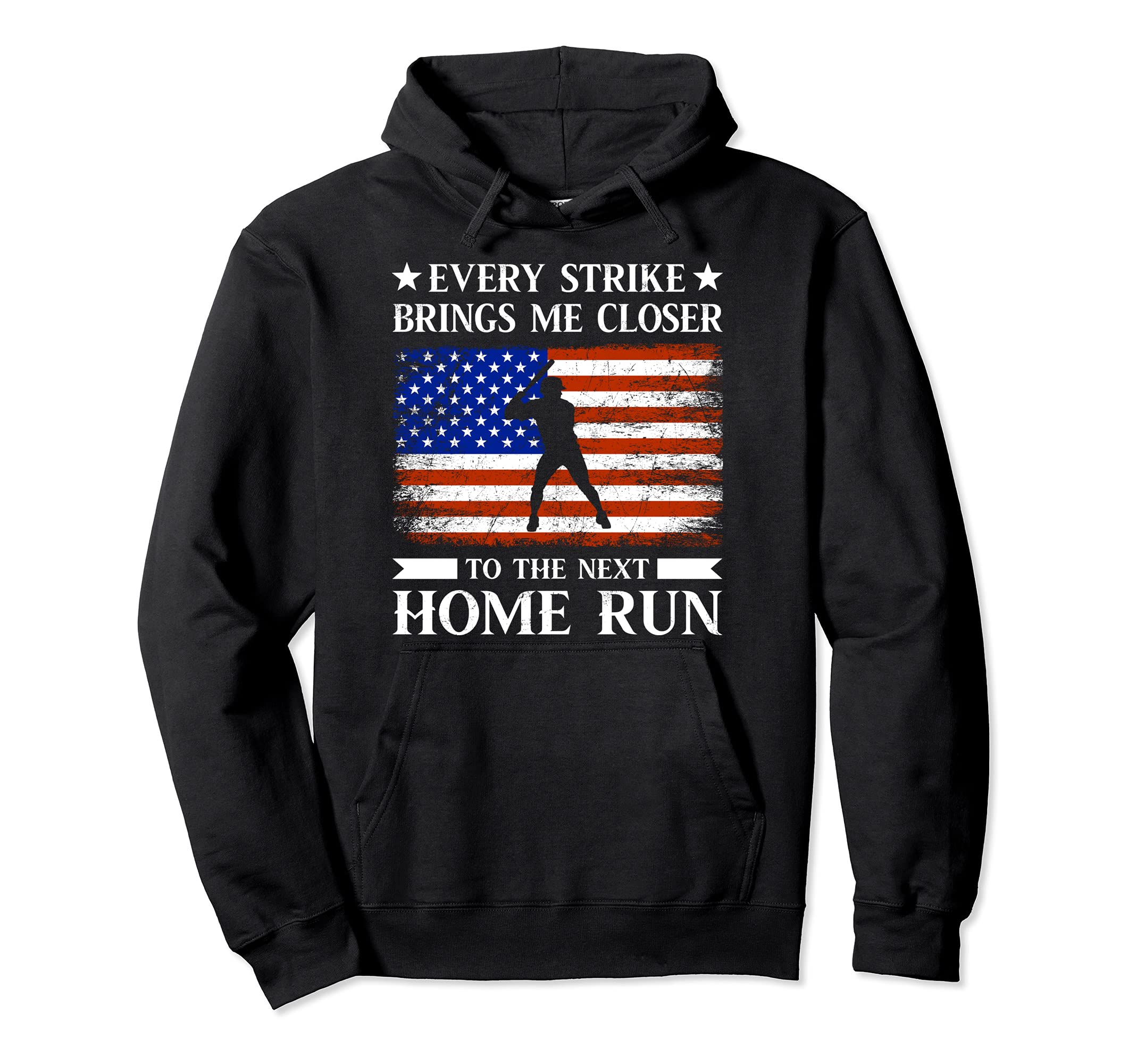 Every Strike Brings Me Closer Baseball Hoodie - Streetwear Style Unisex - T-Shirt, Sweatshirt, Hoodie