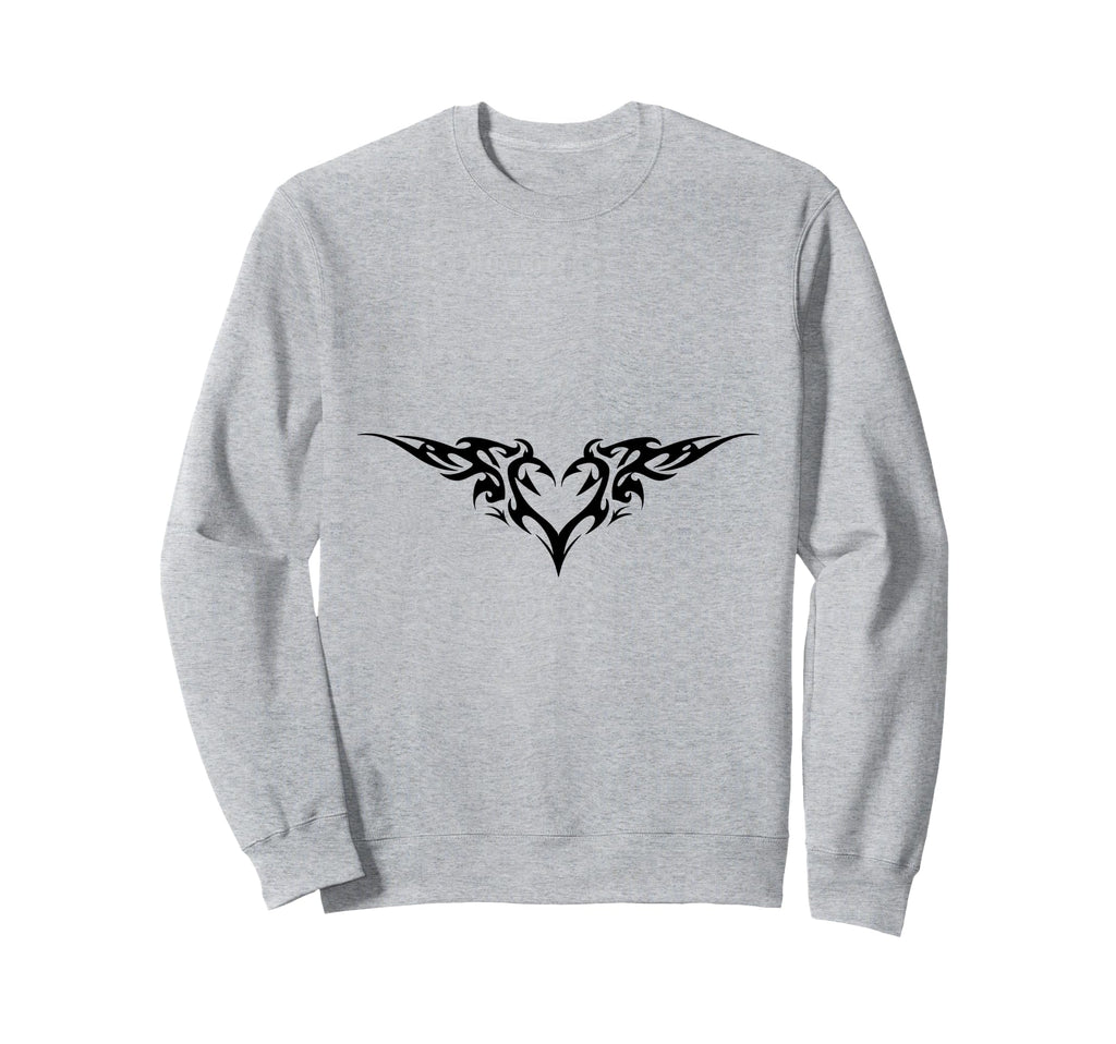Alt Aesthetic Heart Tribal Sweatshirt - Casual Everyday Wear for Adults - T-Shirt, Sweatshirt, Hoodie