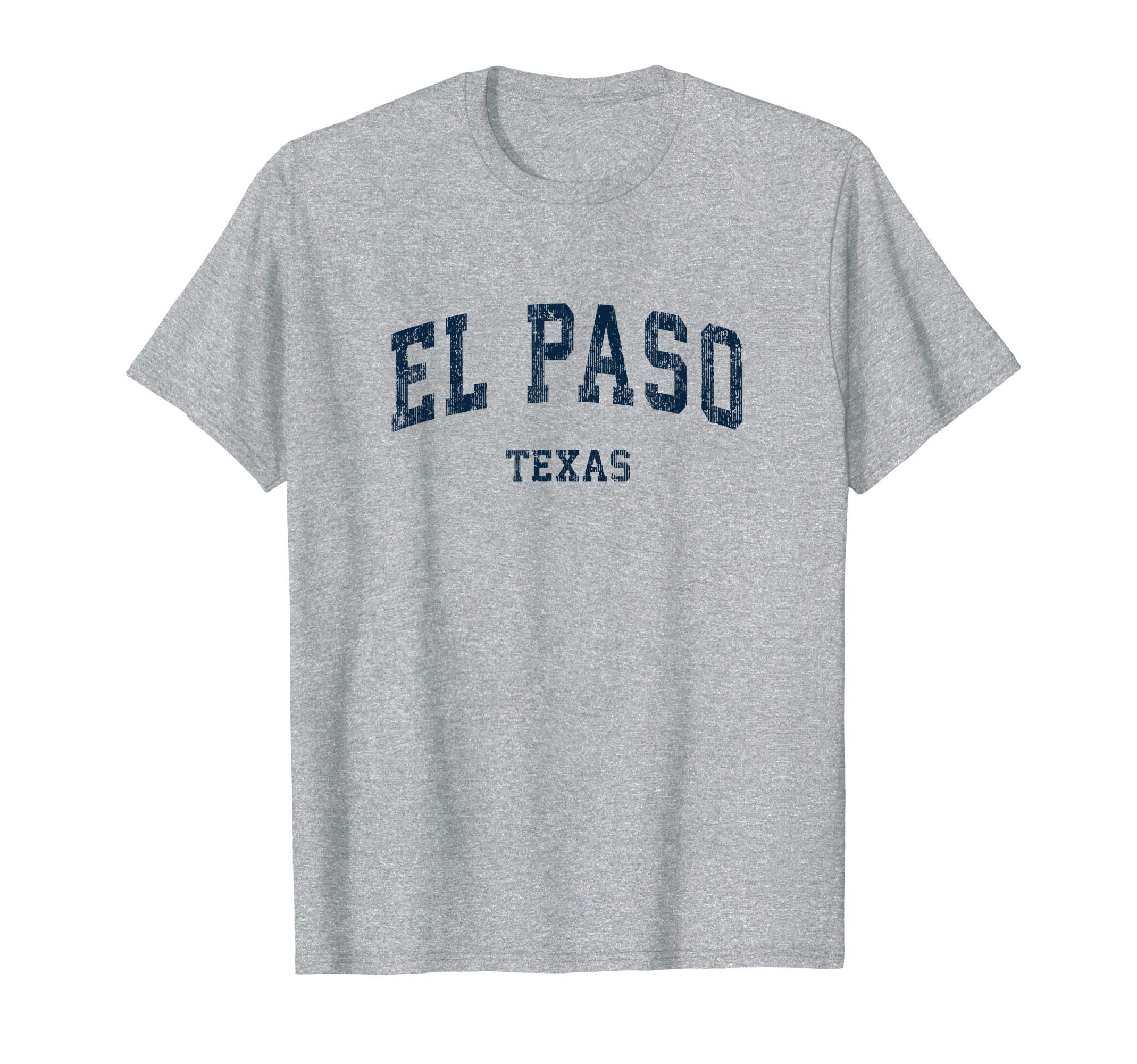 El Paso Texas Tx Varsity Sports Navy T-Shirt - Minimalist Print Unisex - T-Shirt, Sweatshirt, Hoodie
