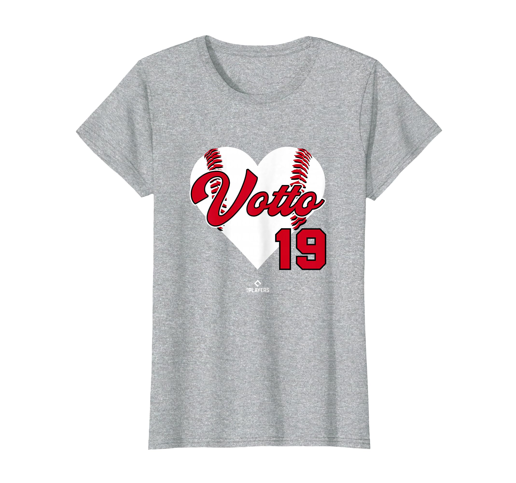 Baseball Heart Joey Votto Cincinnati T-Shirt - Novelty Apparel for Adults - T-Shirt, Sweatshirt, Hoodie