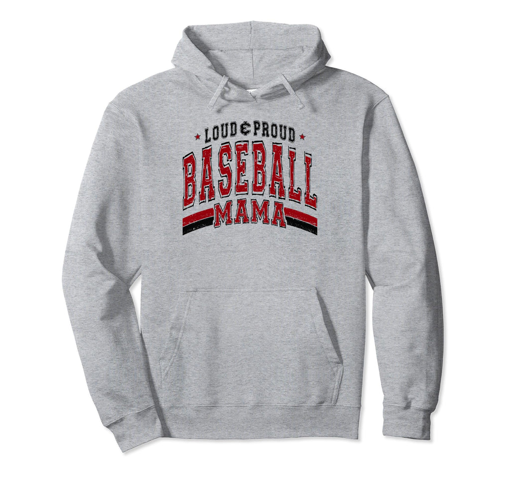 Baseball Mom Baseball Mama Mothers Day Hoodie - Trendy Graphic for Adults - T-Shirt, Sweatshirt, Hoodie