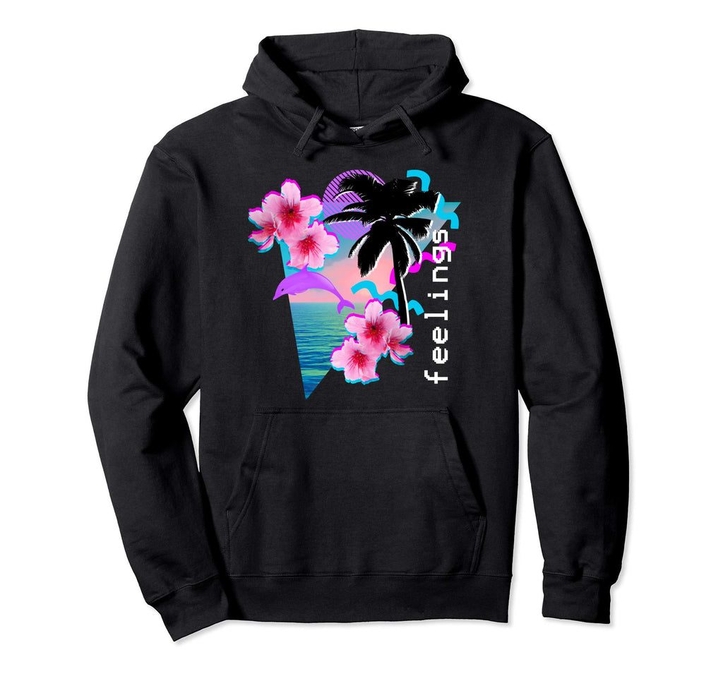 Vaporwave Aesthetic 90S Japanese Feelings Hoodie - Novelty Apparel Unisex - T-Shirt, Sweatshirt, Hoodie