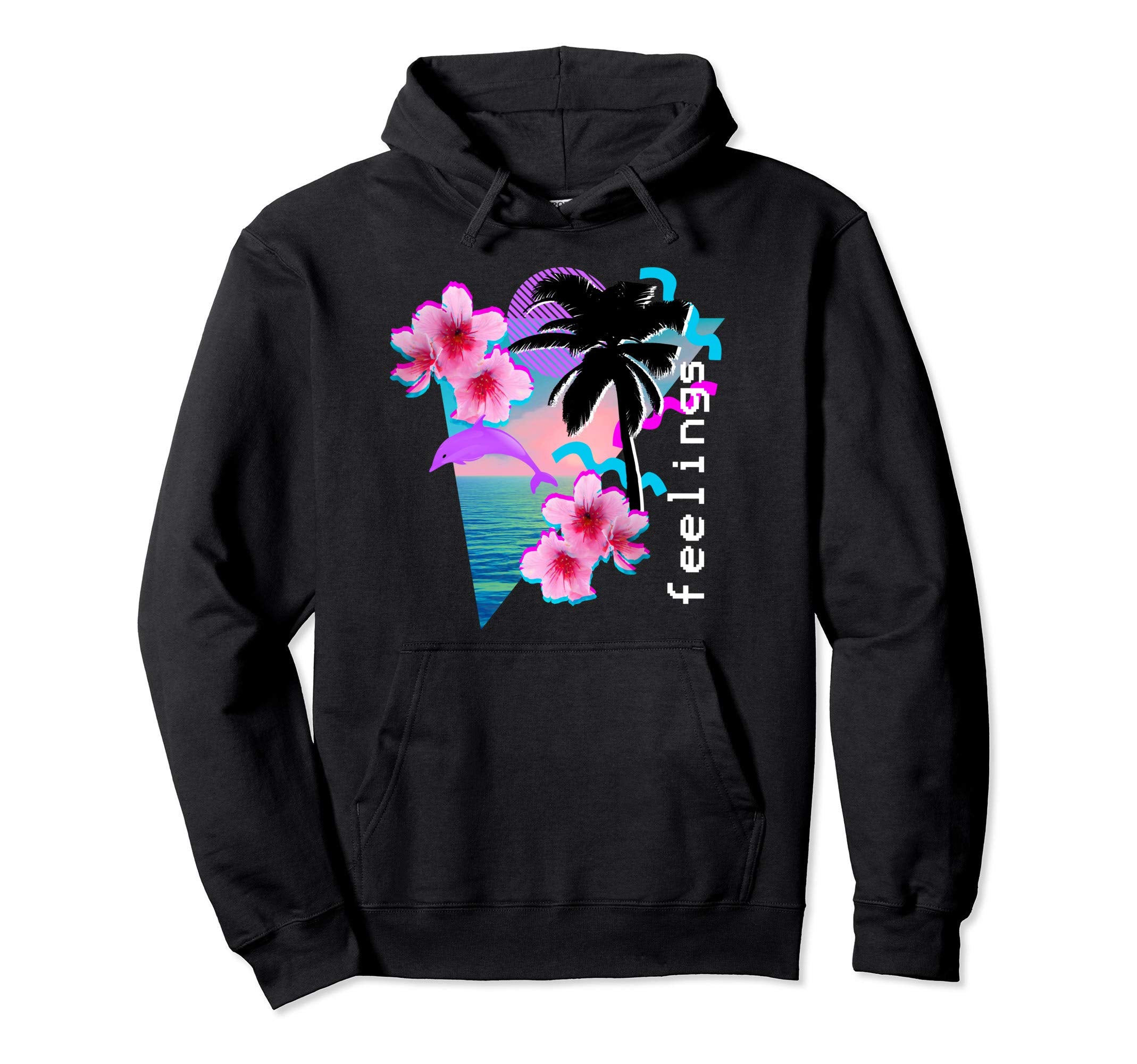 Vaporwave Aesthetic 90S Japanese Feelings Hoodie - Novelty Apparel Unisex - T-Shirt, Sweatshirt, Hoodie