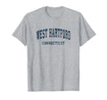 West Hartford Connecticut Ct T-Shirt - Fun Novelty Design for Adults - T-Shirt, Sweatshirt, Hoodie