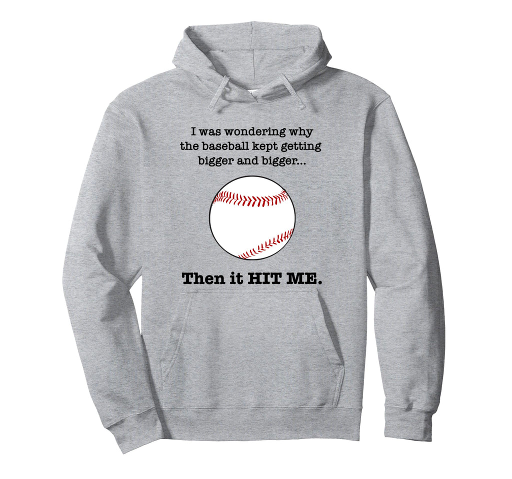 Trendy Baseball Kept Getting Bigger And Hoodie - Unique Graphic Men Women - T-Shirt, Sweatshirt, Hoodie