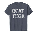 Goat Yoga Distressed Yoga Shirts T-Shirt - Novelty Apparel Men Women - T-Shirt, Sweatshirt, Hoodie