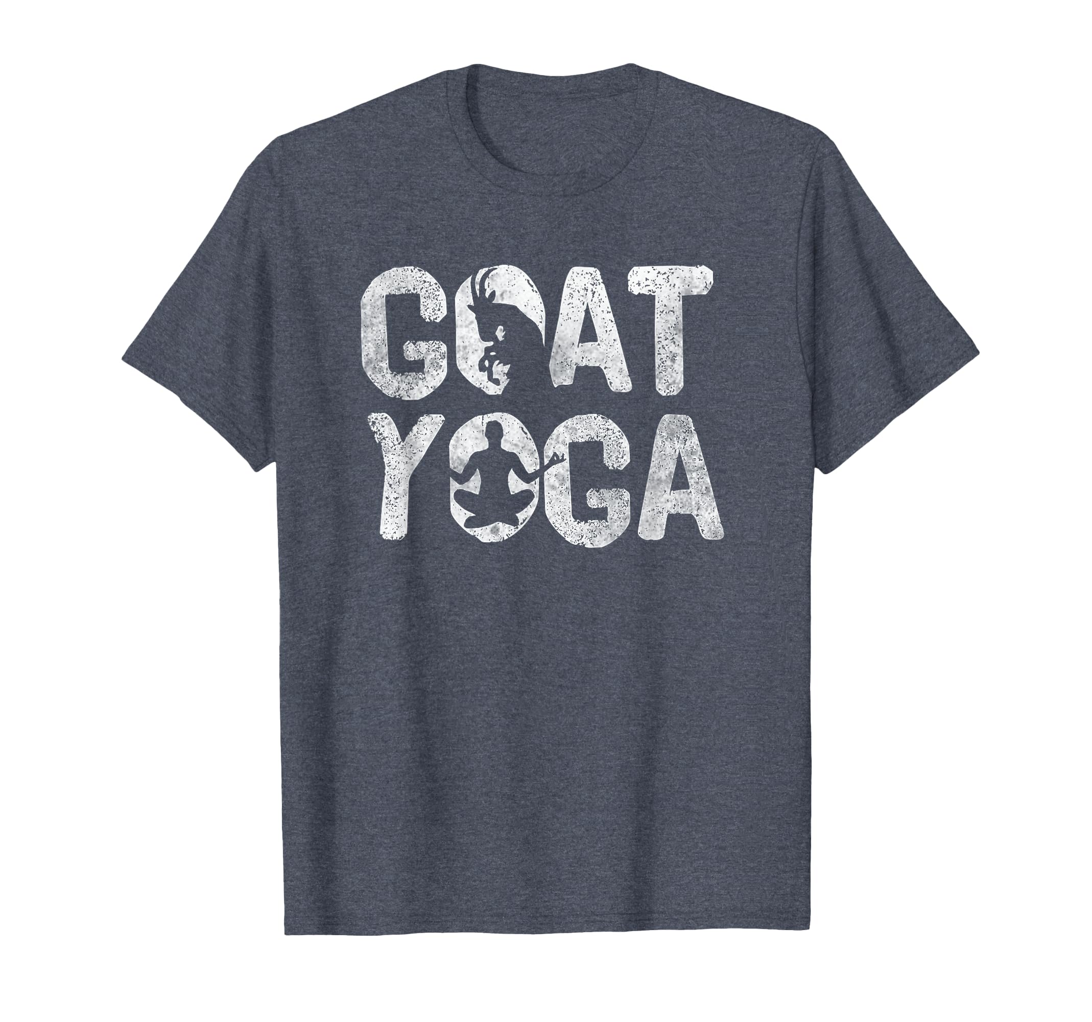 Goat Yoga Distressed Yoga Shirts T-Shirt - Novelty Apparel Men Women - T-Shirt, Sweatshirt, Hoodie