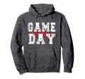 Baseball Game Day Baseball Fans Hoodie - Minimalist Print Men Women - T-Shirt, Sweatshirt, Hoodie