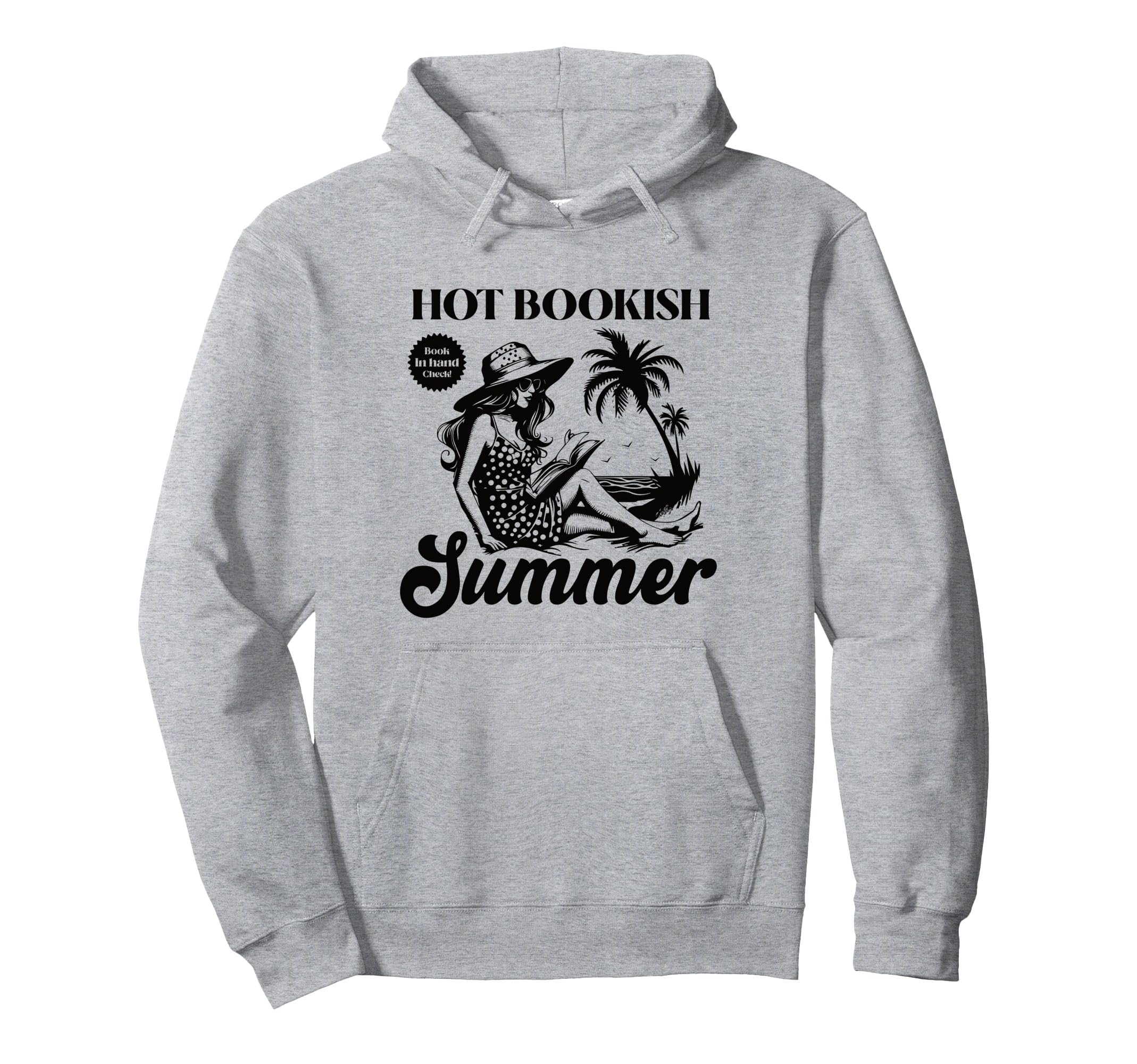 Boho Book Lover Summer Beach Hoodie - Casual Everyday Wear for Adults - T-Shirt, Sweatshirt, Hoodie