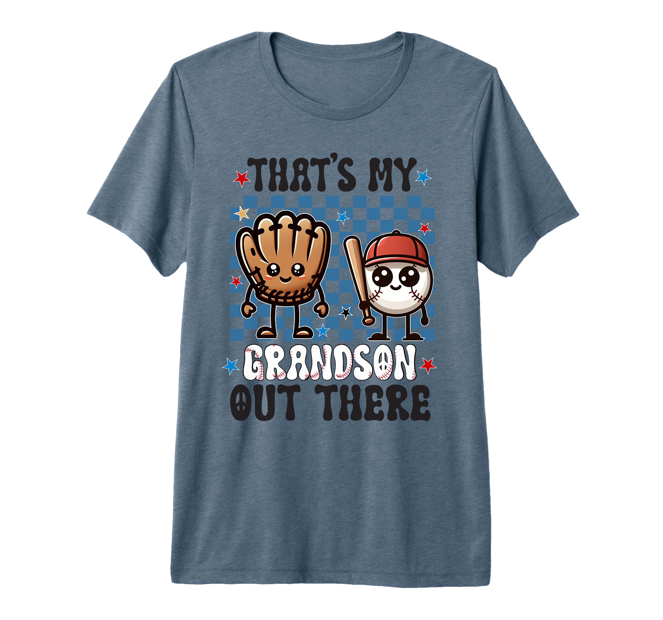 Thats My Grandson Out There Baseball T-Shirt - Minimalist Print Men Women - T-Shirt, Sweatshirt, Hoodie