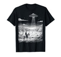 Cowboy Ufo Encounter Western Desert T-Shirt - Fun Novelty Design Men Women - T-Shirt, Sweatshirt, Hoodie