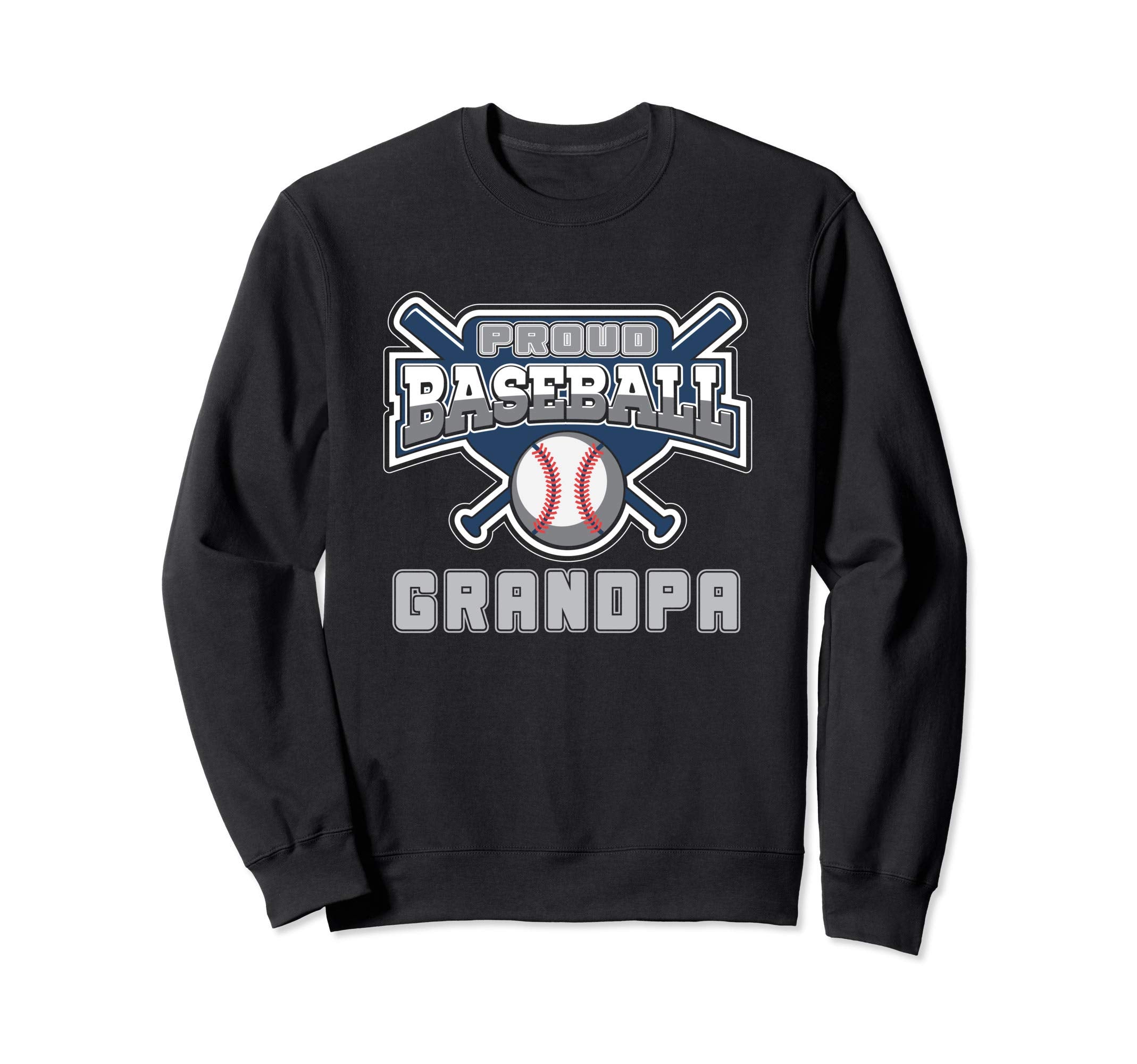 Proud Baseball Grandpa Summer Sweatshirt - Unique Graphic for Adults - T-Shirt, Sweatshirt, Hoodie