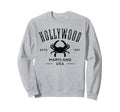 Hollywood Maryland Crab Distressed Sweatshirt - Graphic Print for Adults - T-Shirt, Sweatshirt, Hoodie