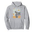 Boho Flowers Abstract Daisies Flower Lover Hoodie - Unique Graphic Unisex - T-Shirt, Sweatshirt, Hoodie