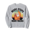 More Stops More Rocks Sunset Sloth Sweatshirt - Novelty Apparel Men Women - T-Shirt, Sweatshirt, Hoodie