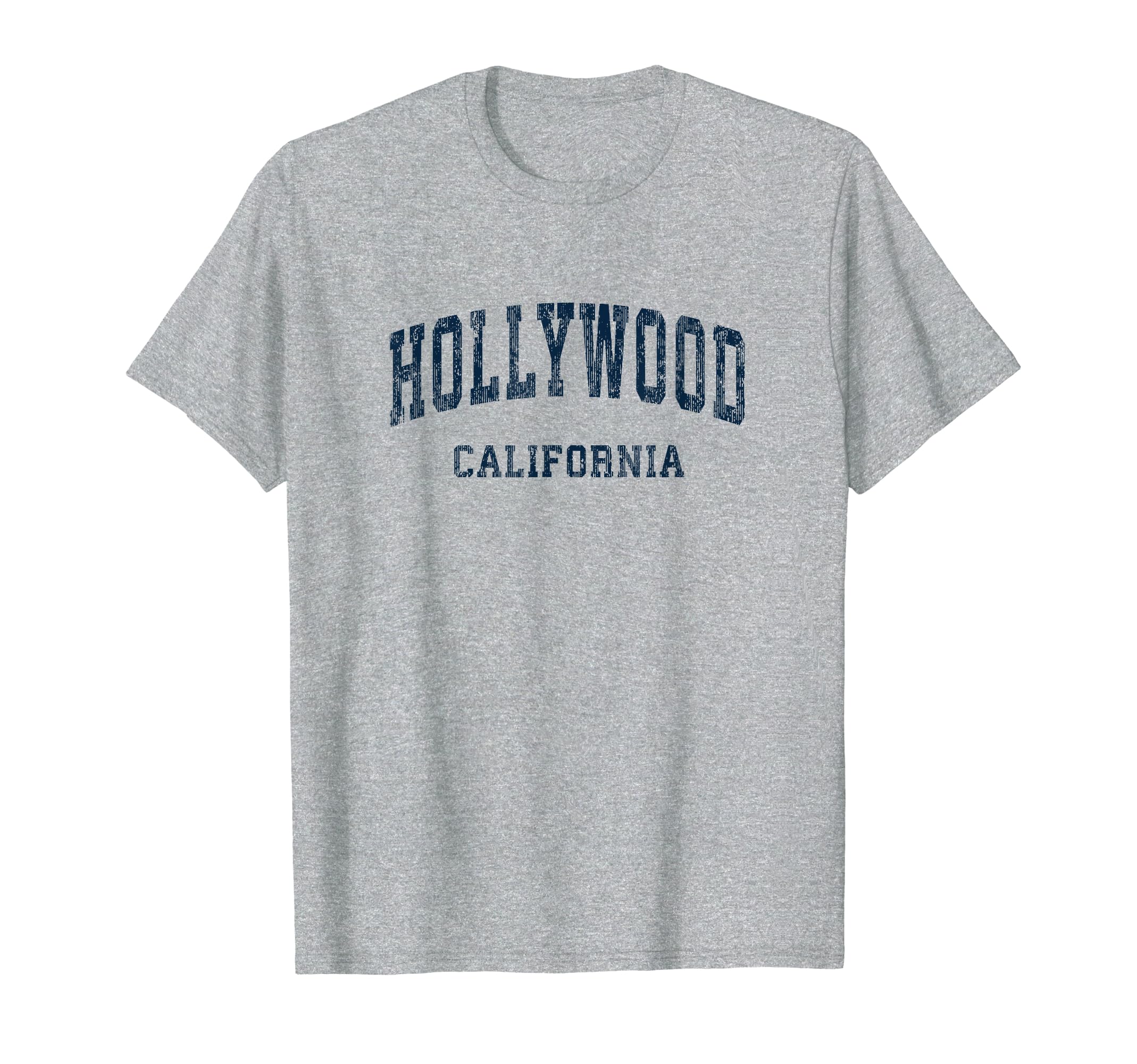 Hollywood California Ca Varsity T-Shirt - Aesthetic Graphic for Adults - T-Shirt, Sweatshirt, Hoodie