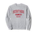 Boothbay Harbor Maine Me Sports Red Sweatshirt - Unique Graphic for Adults - T-Shirt, Sweatshirt, Hoodie