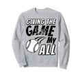 Motivational Baseball Coach Dad Sweatshirt - Trendy Graphic for Adults - T-Shirt, Sweatshirt, Hoodie