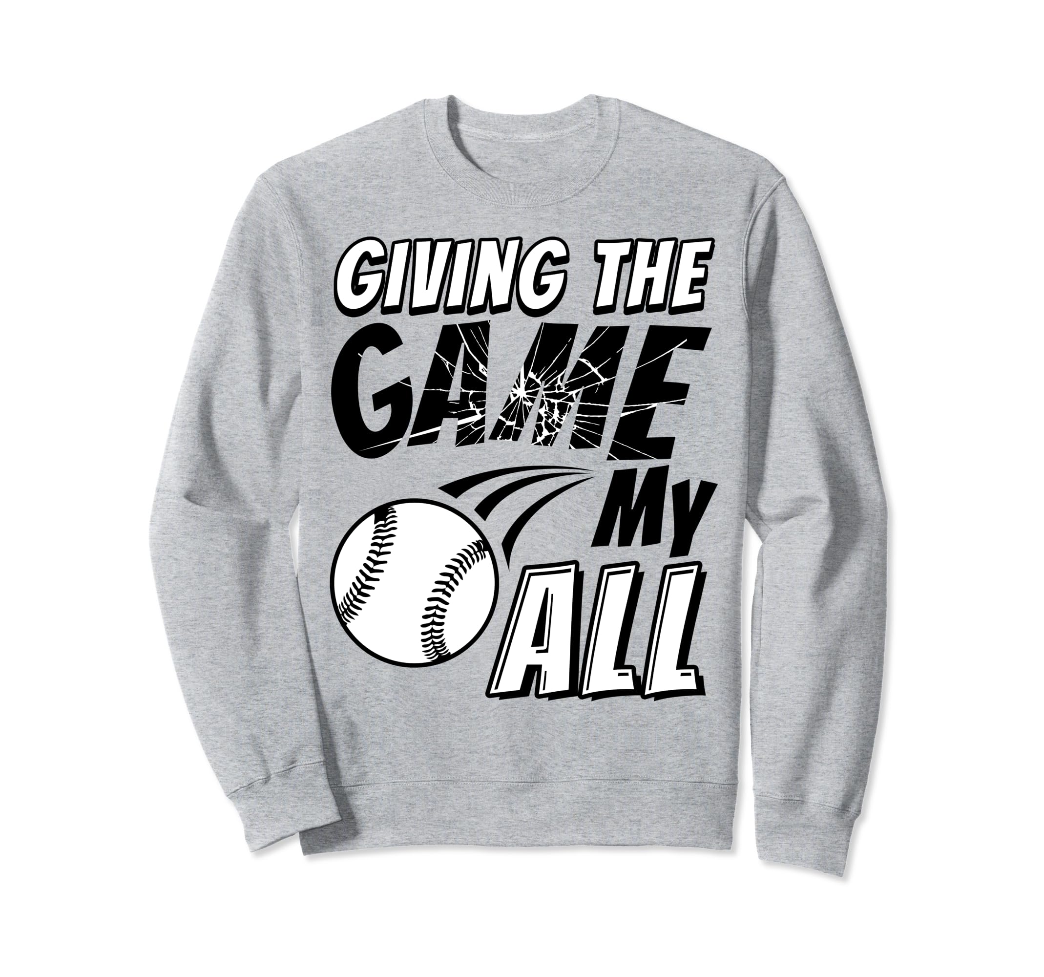 Motivational Baseball Coach Dad Sweatshirt - Trendy Graphic for Adults - T-Shirt, Sweatshirt, Hoodie