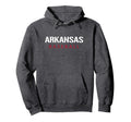 Arkansas Baseball Block And Stencil Font Hoodie - Streetwear Style Unisex - T-Shirt, Sweatshirt, Hoodie