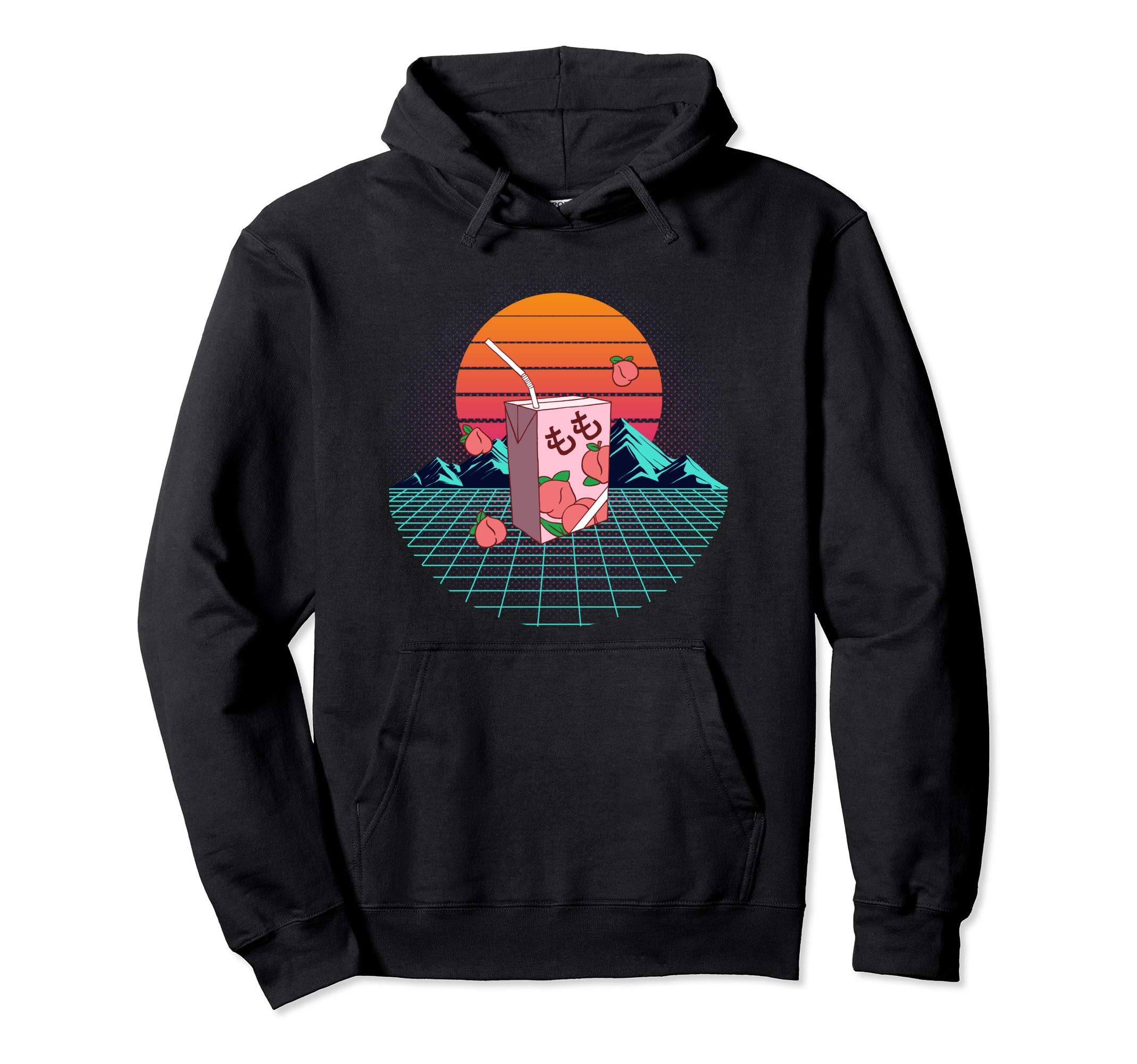 Vaporwave 90S Japanese Aesthetic Hoodie - Aesthetic Graphic for Adults - T-Shirt, Sweatshirt, Hoodie