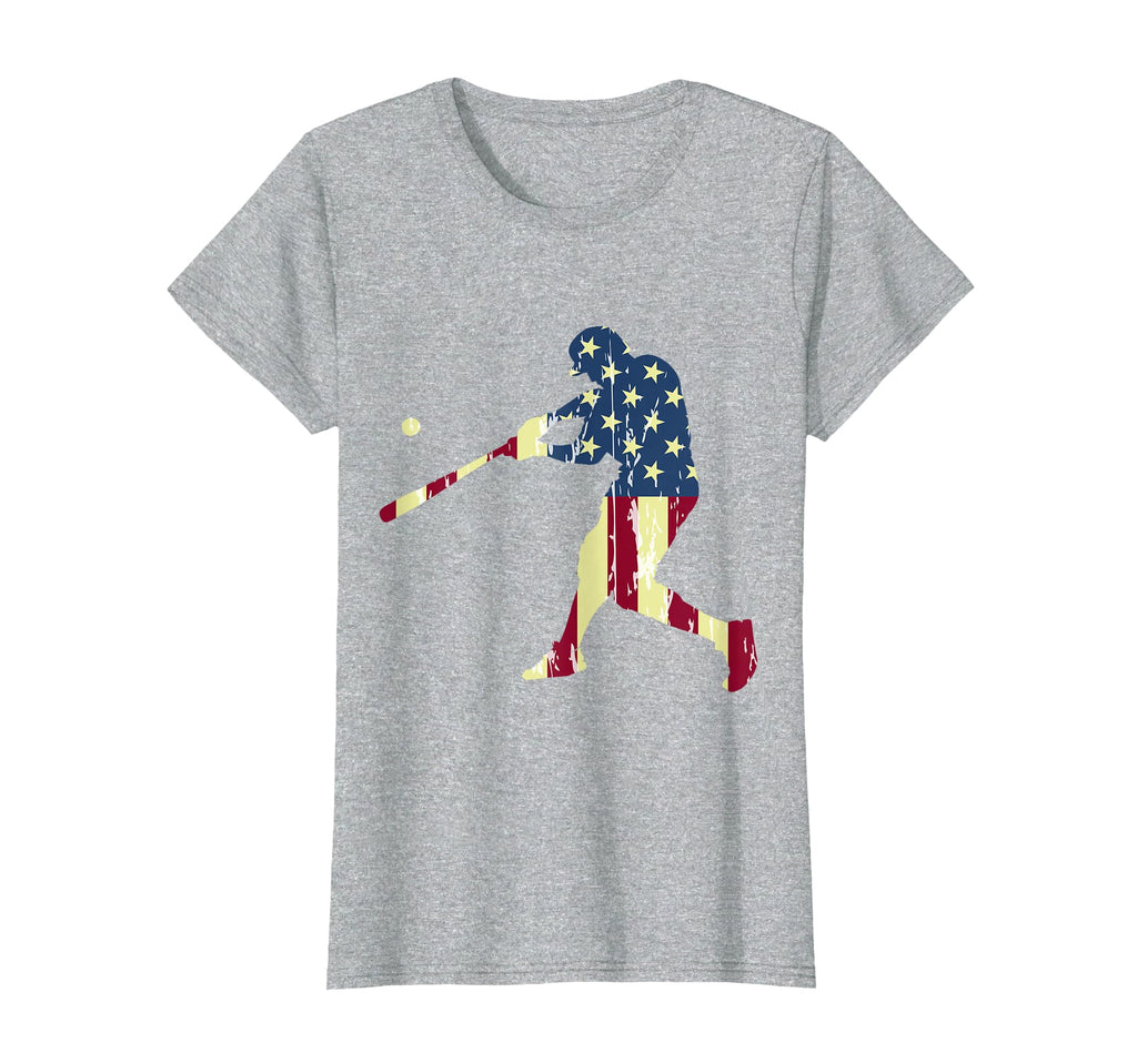 Patriotic American Flag Baseball T-Shirt - Streetwear Style for Adults - T-Shirt, Sweatshirt, Hoodie