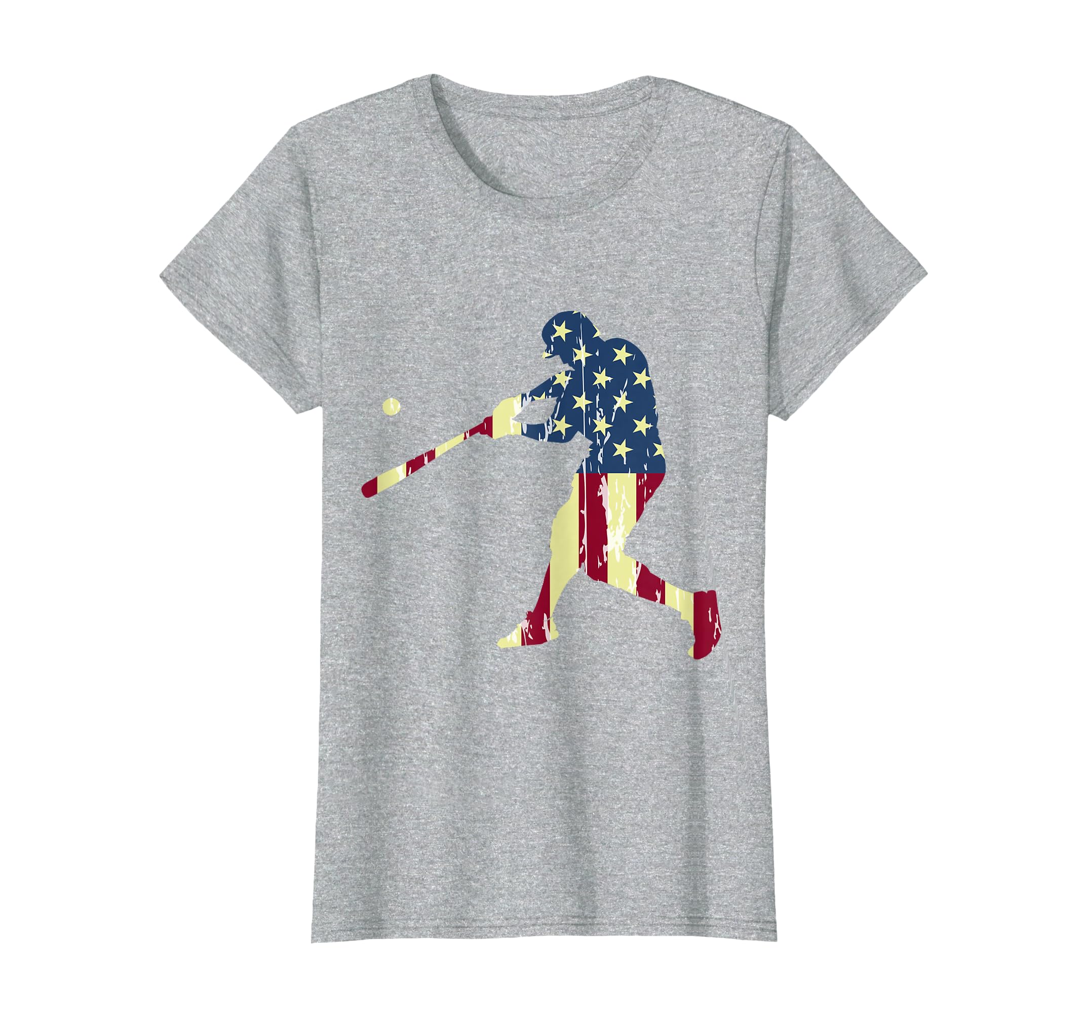 Patriotic American Flag Baseball T-Shirt - Streetwear Style for Adults - T-Shirt, Sweatshirt, Hoodie
