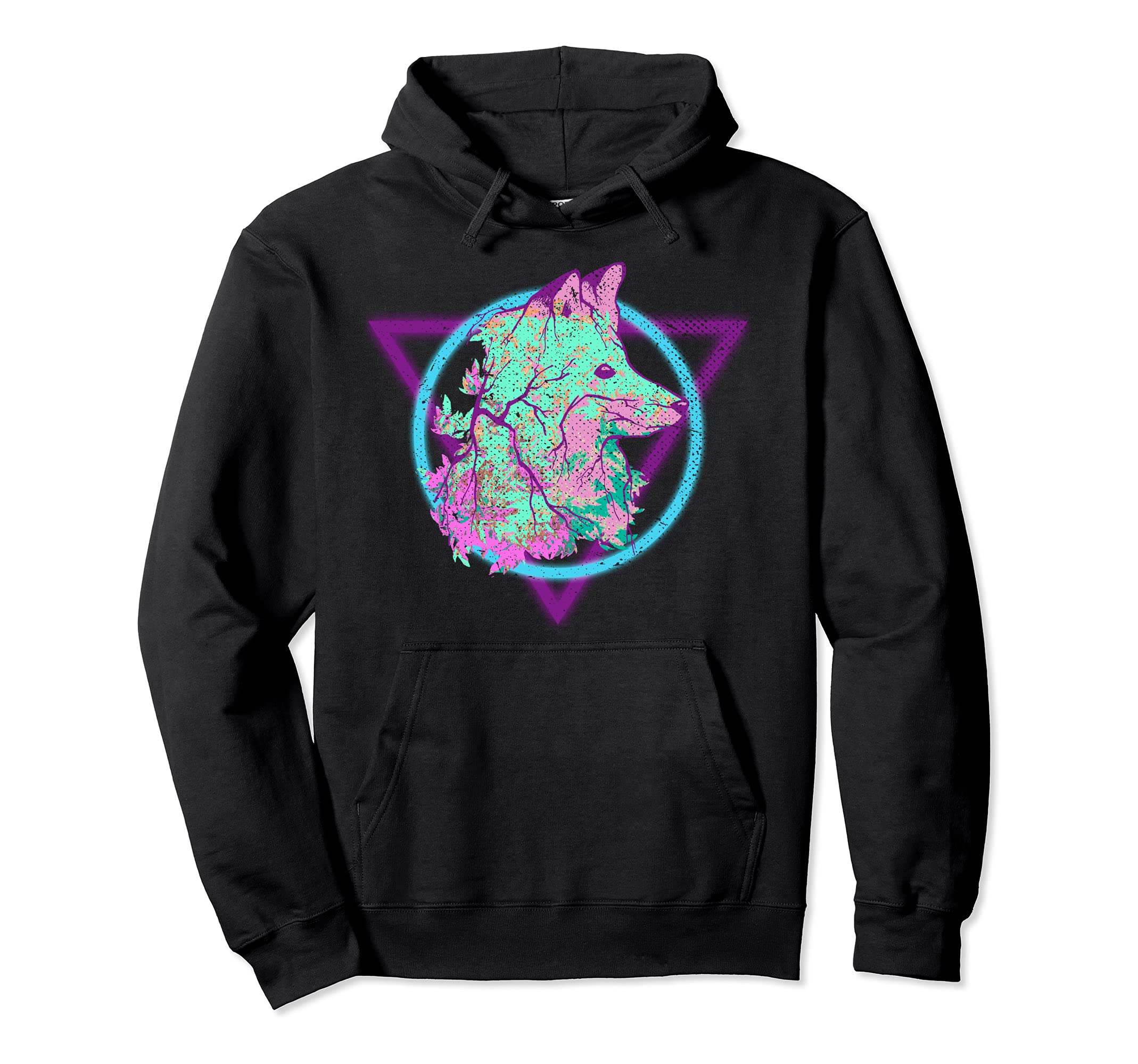 Forest Animal Fox Lover Nature Trees Hoodie - Aesthetic Graphic for Adults - T-Shirt, Sweatshirt, Hoodie