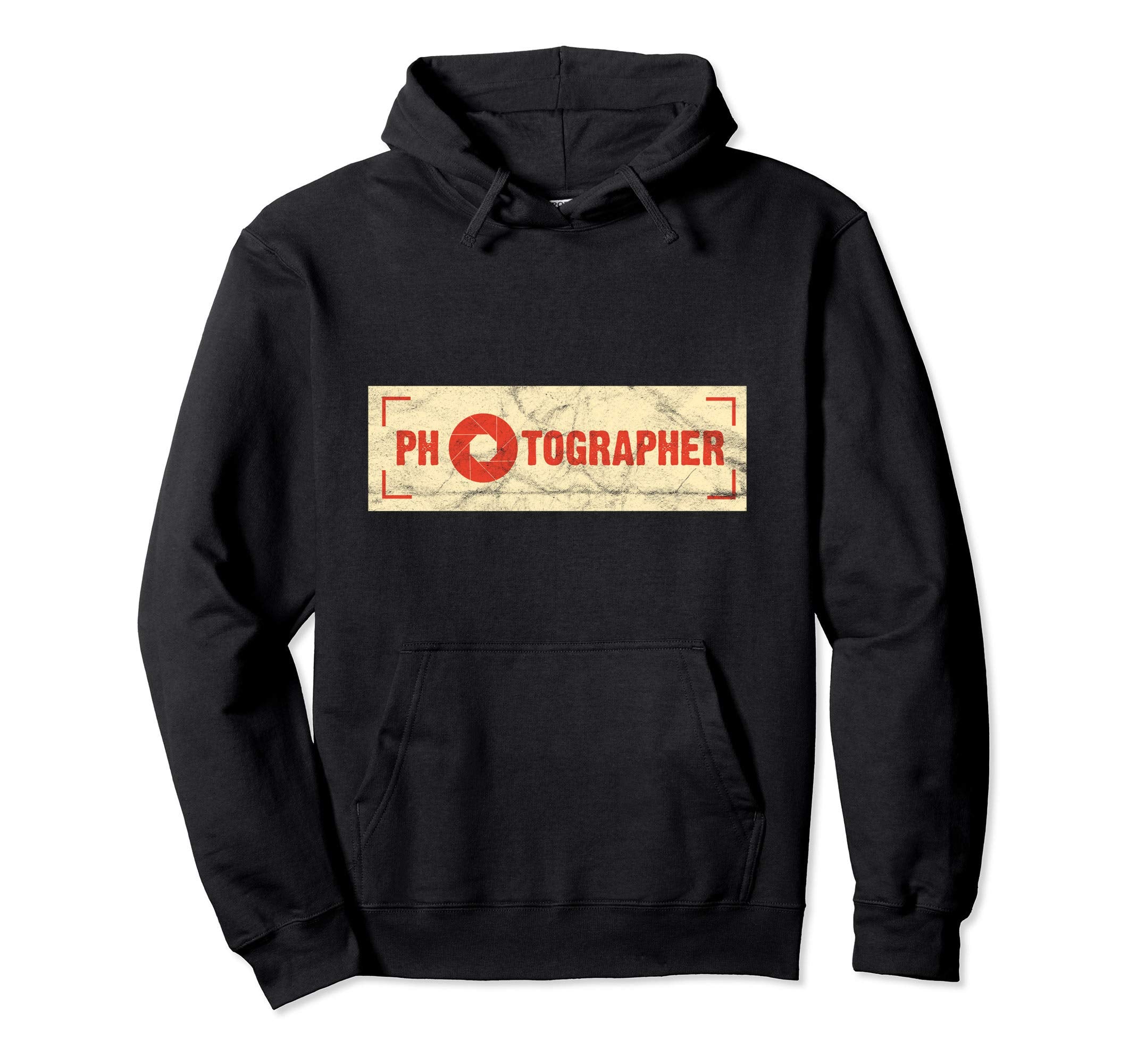 Photographer Dslr Camera Lens Hoodie - Minimalist Print Men Women - T-Shirt, Sweatshirt, Hoodie