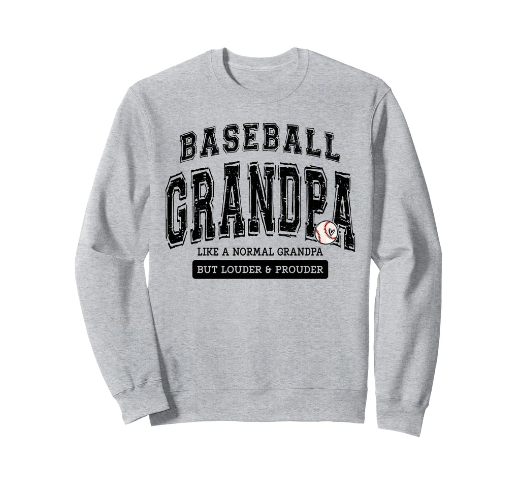 Baseball Grandpa Baseball Sweatshirt - Fun Novelty Design for Adults - T-Shirt, Sweatshirt, Hoodie