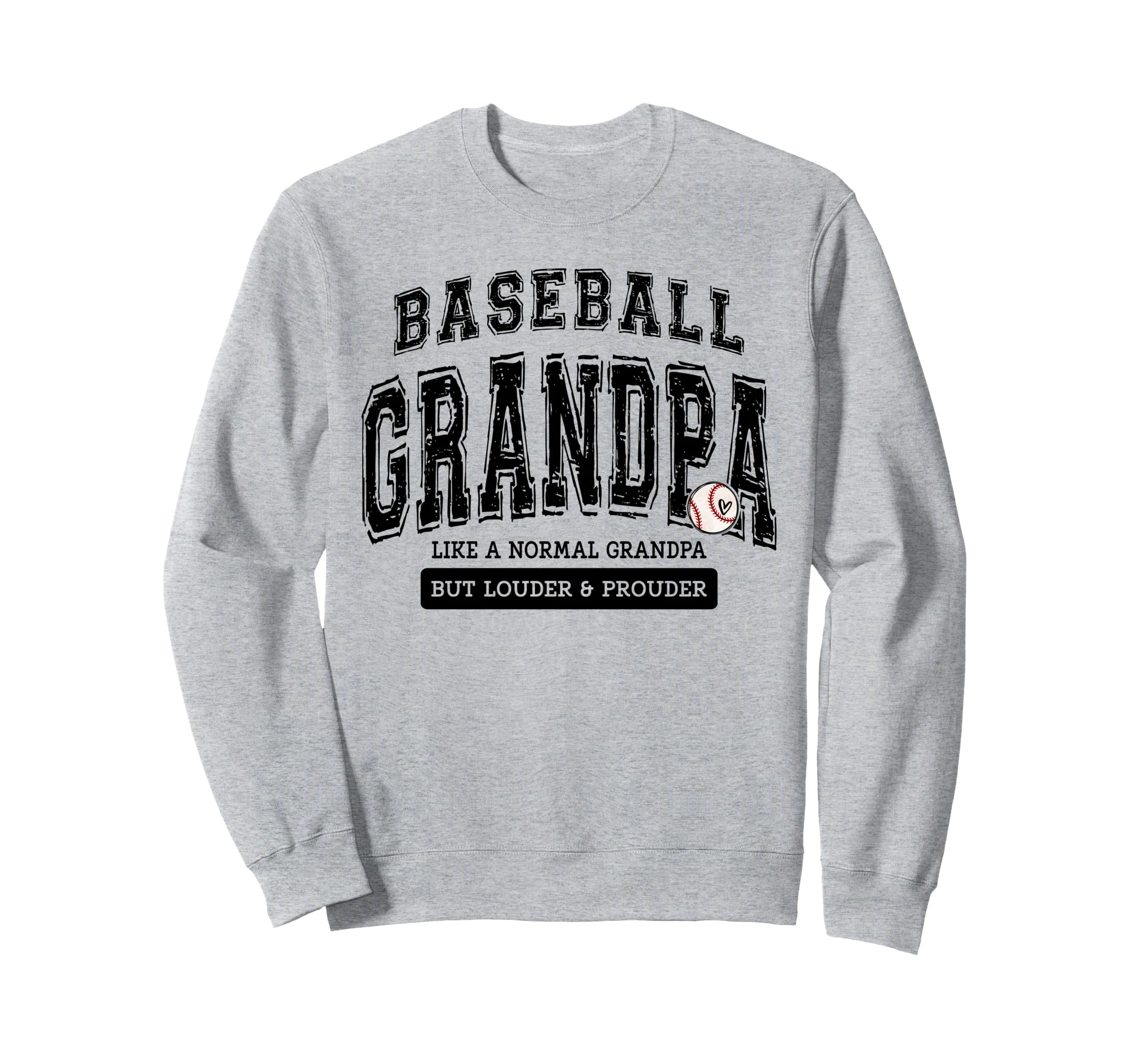 Baseball Grandpa Baseball Sweatshirt - Fun Novelty Design for Adults - T-Shirt, Sweatshirt, Hoodie